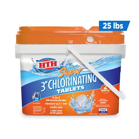 amazon 3 chlorine tablets|chlorinating tablets 3 inch.